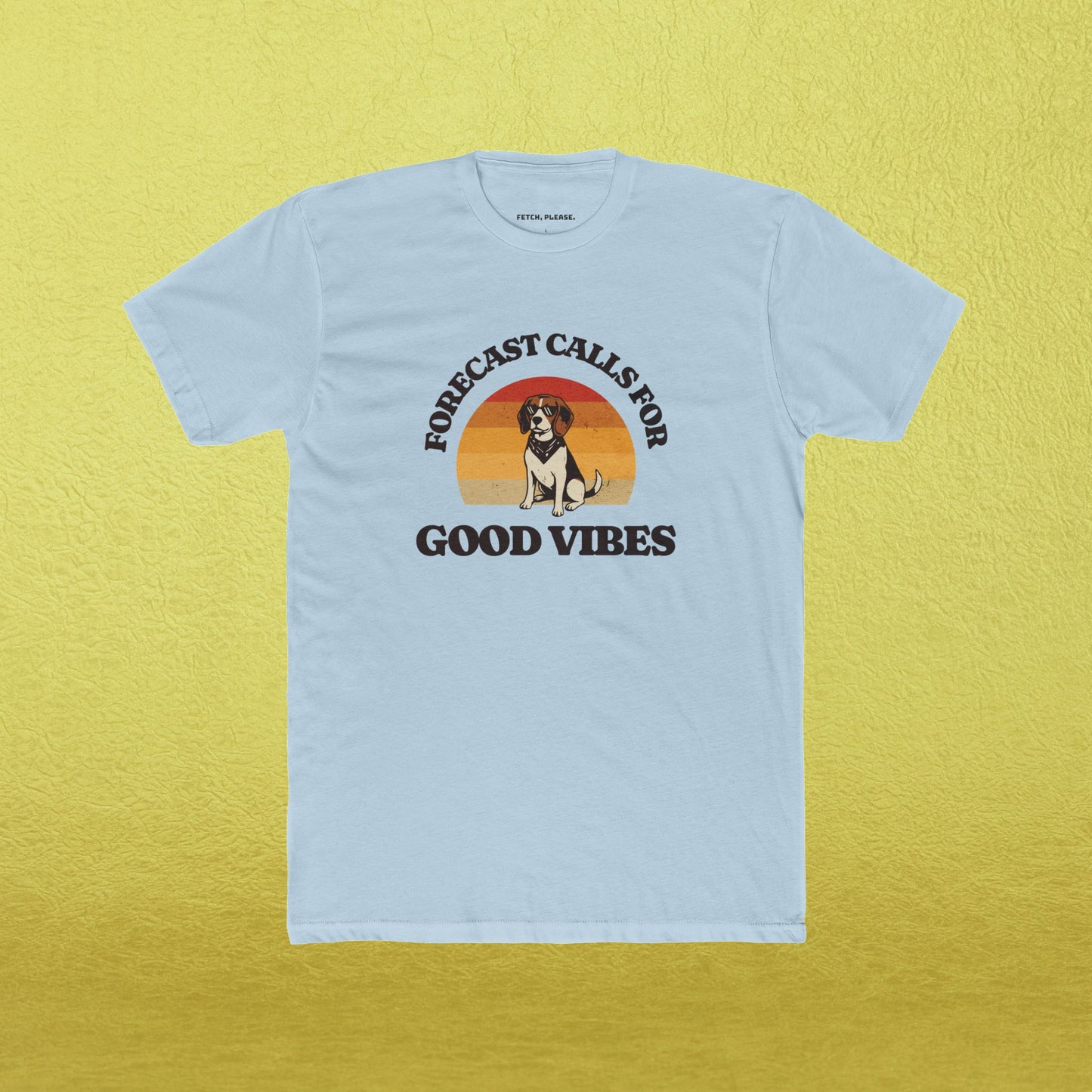 "Forecast Calls For Good Vibes" Retro T-Shirt