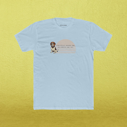 Find Peace Where the Sea Meets the Sky T-shirt