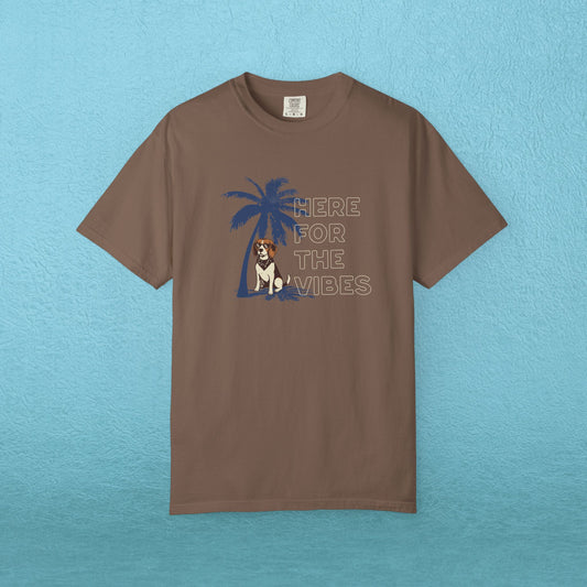 Here for the Vibes Palm Tree T-shirt