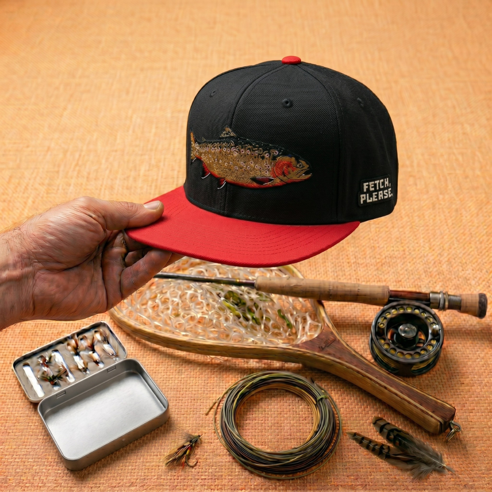 Brook Trout Snapback Hat