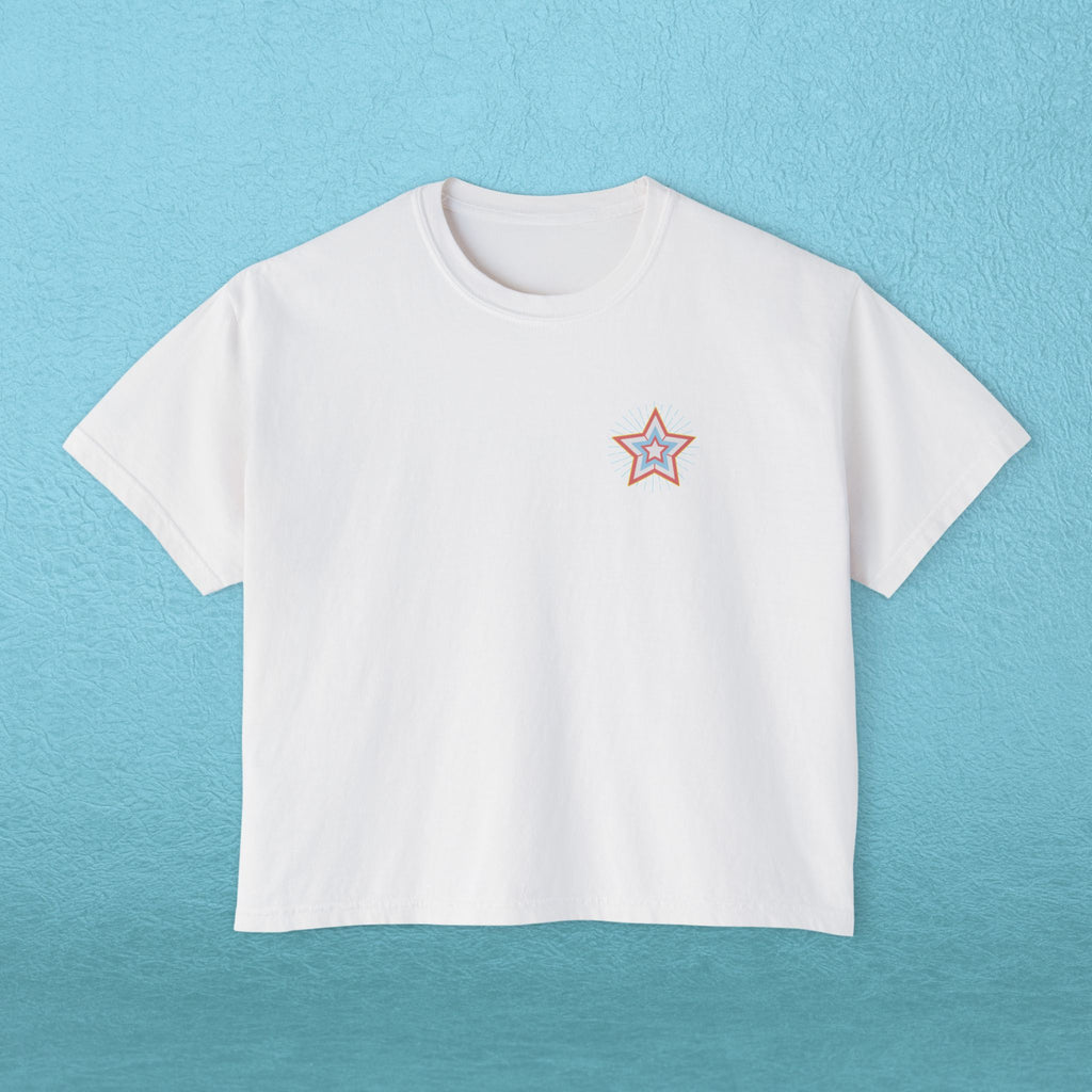 Dog Mom Boxy Graphic T‑Shirt - Fetch Champion