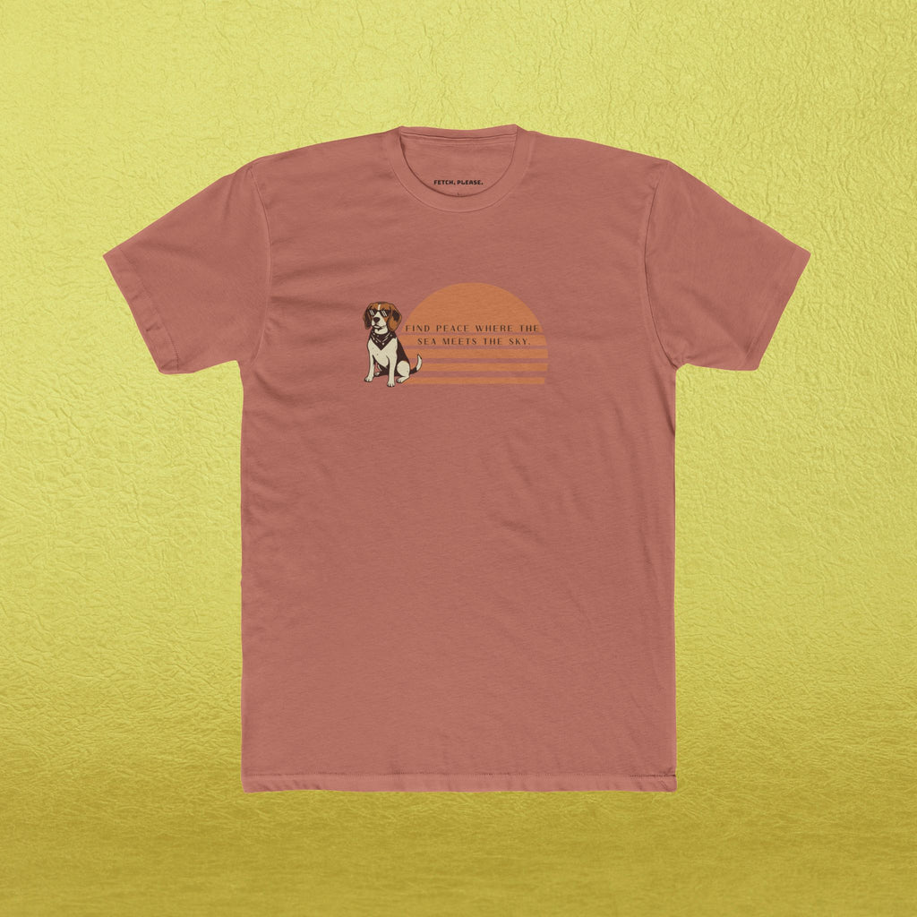 Find Peace Where the Sea Meets the Sky T-shirt