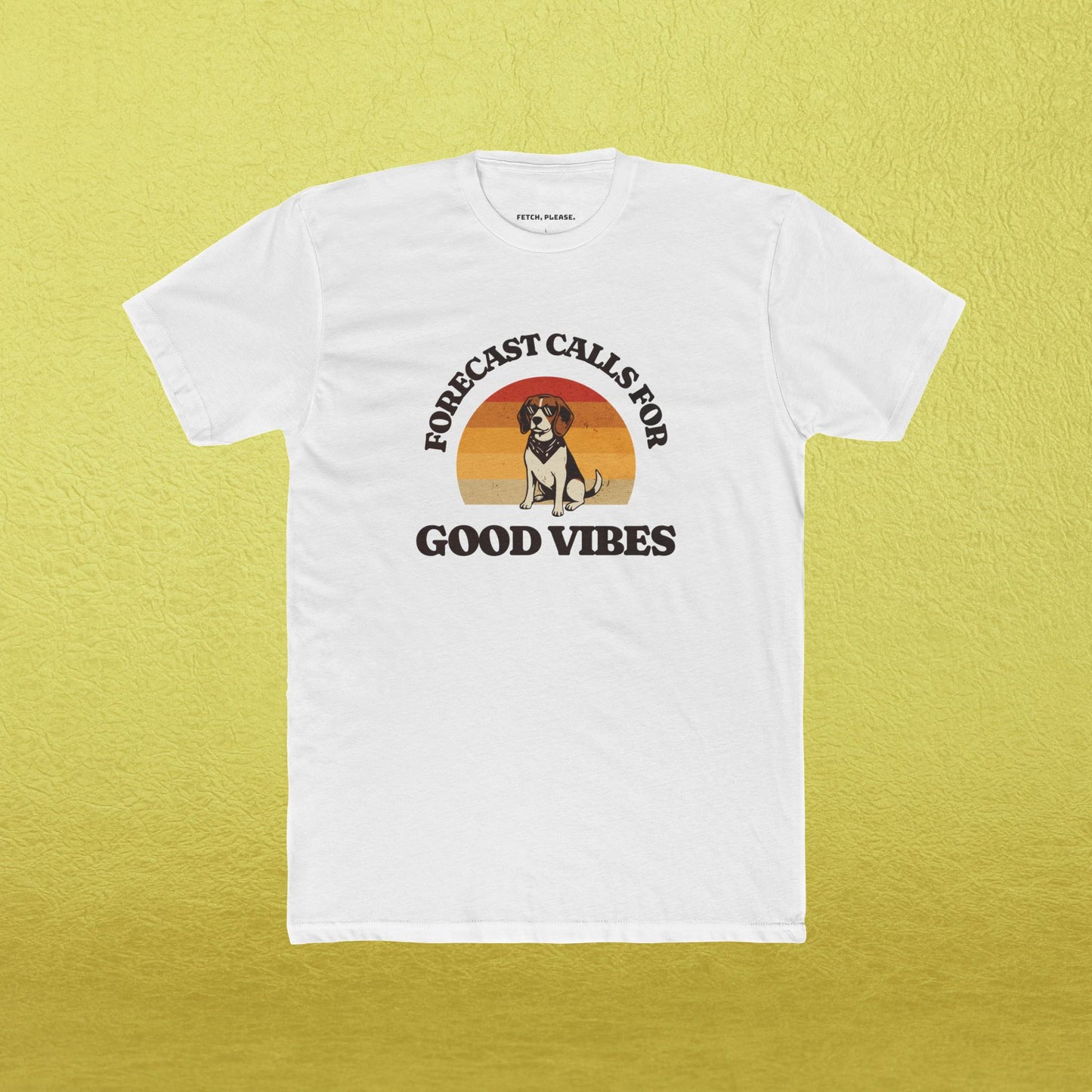 "Forecast Calls For Good Vibes" Retro T-Shirt