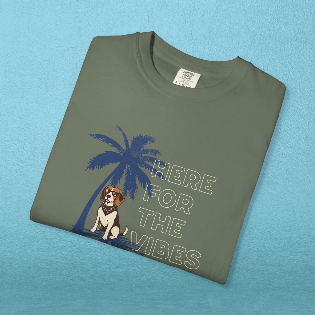 Here for the Vibes Palm Tree T-shirt