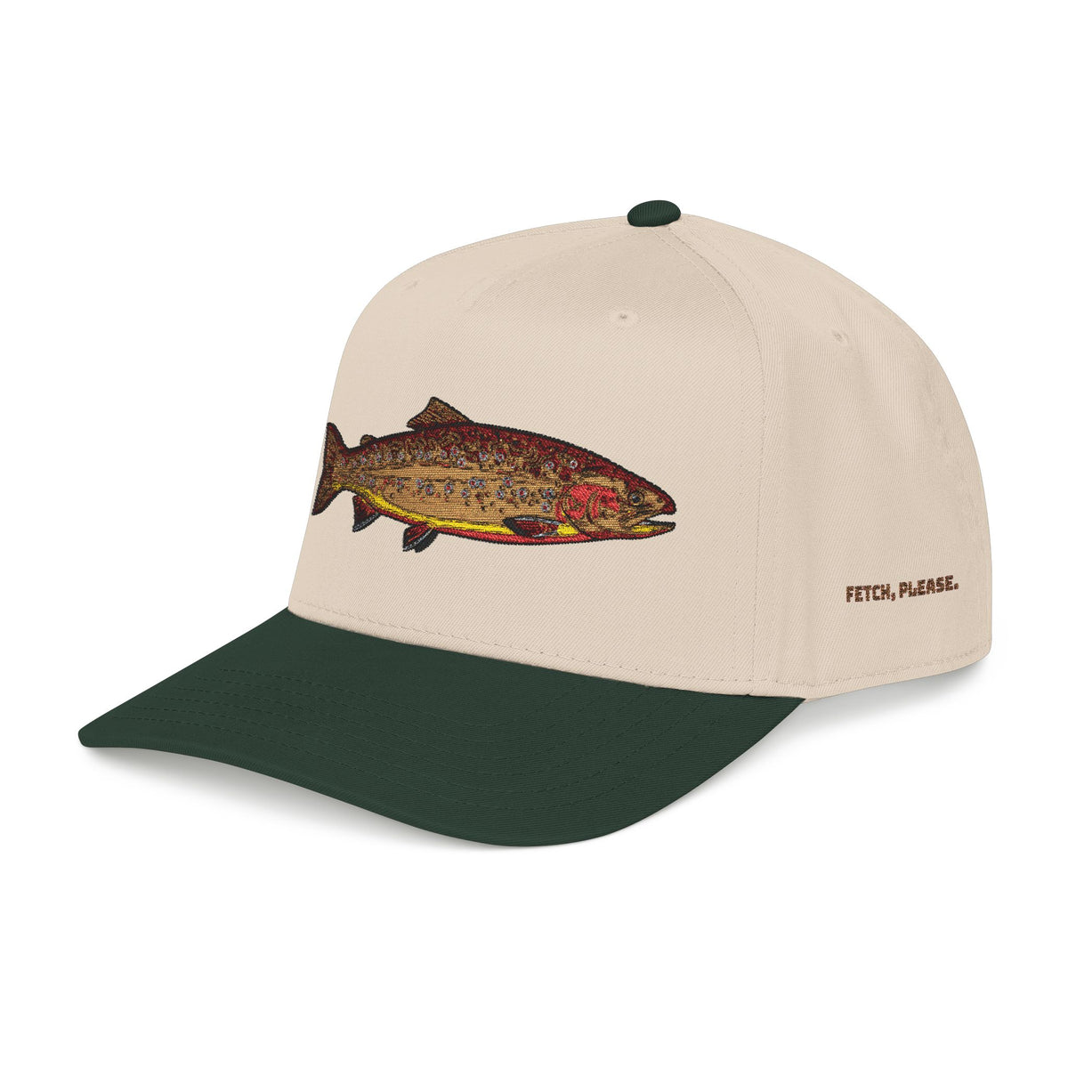 Brook Trout Snapback Baseball Cap