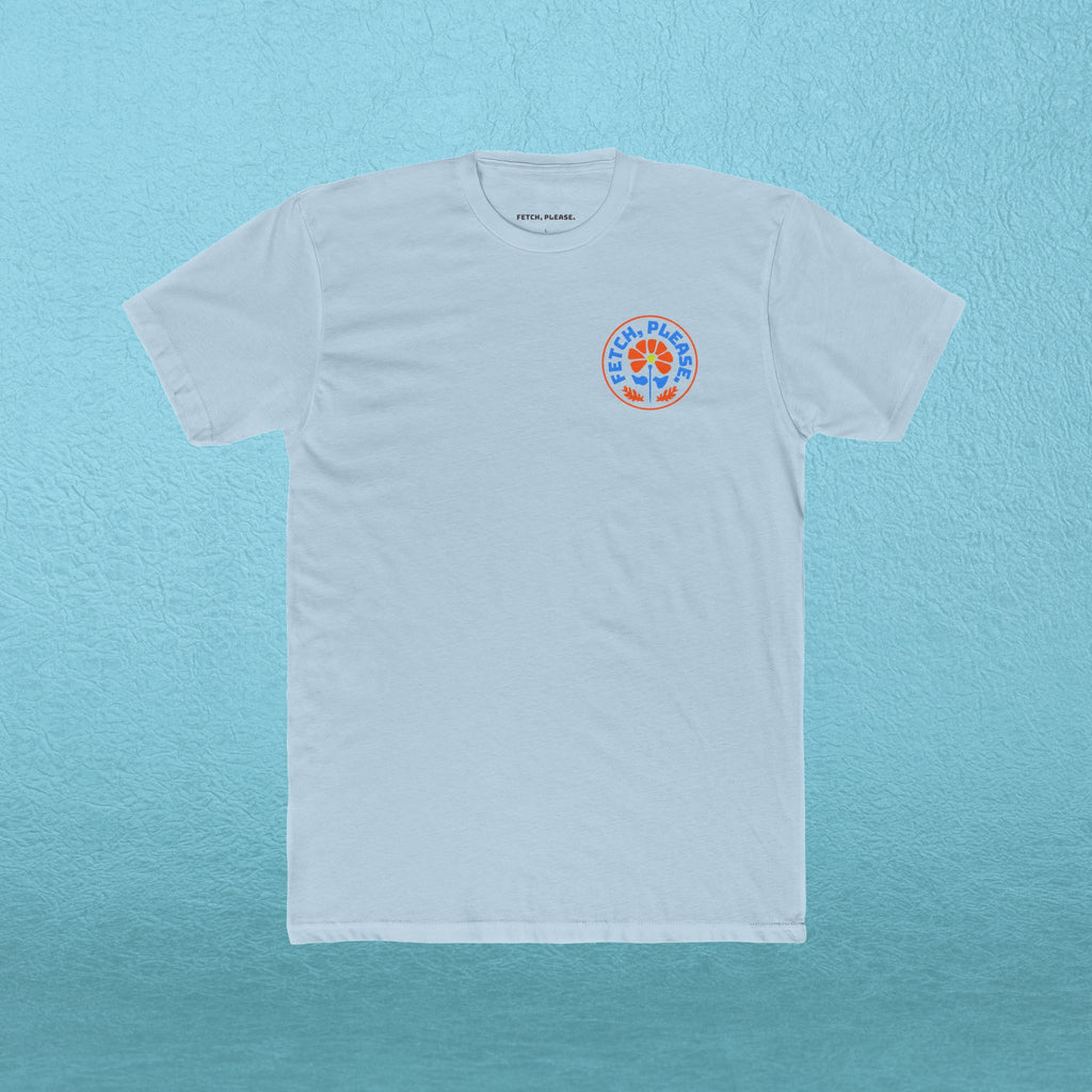 Let Your Soul Shine Tee – Retro Floral Positive Message T‑Shirt