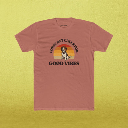 "Forecast Calls For Good Vibes" Retro T-Shirt