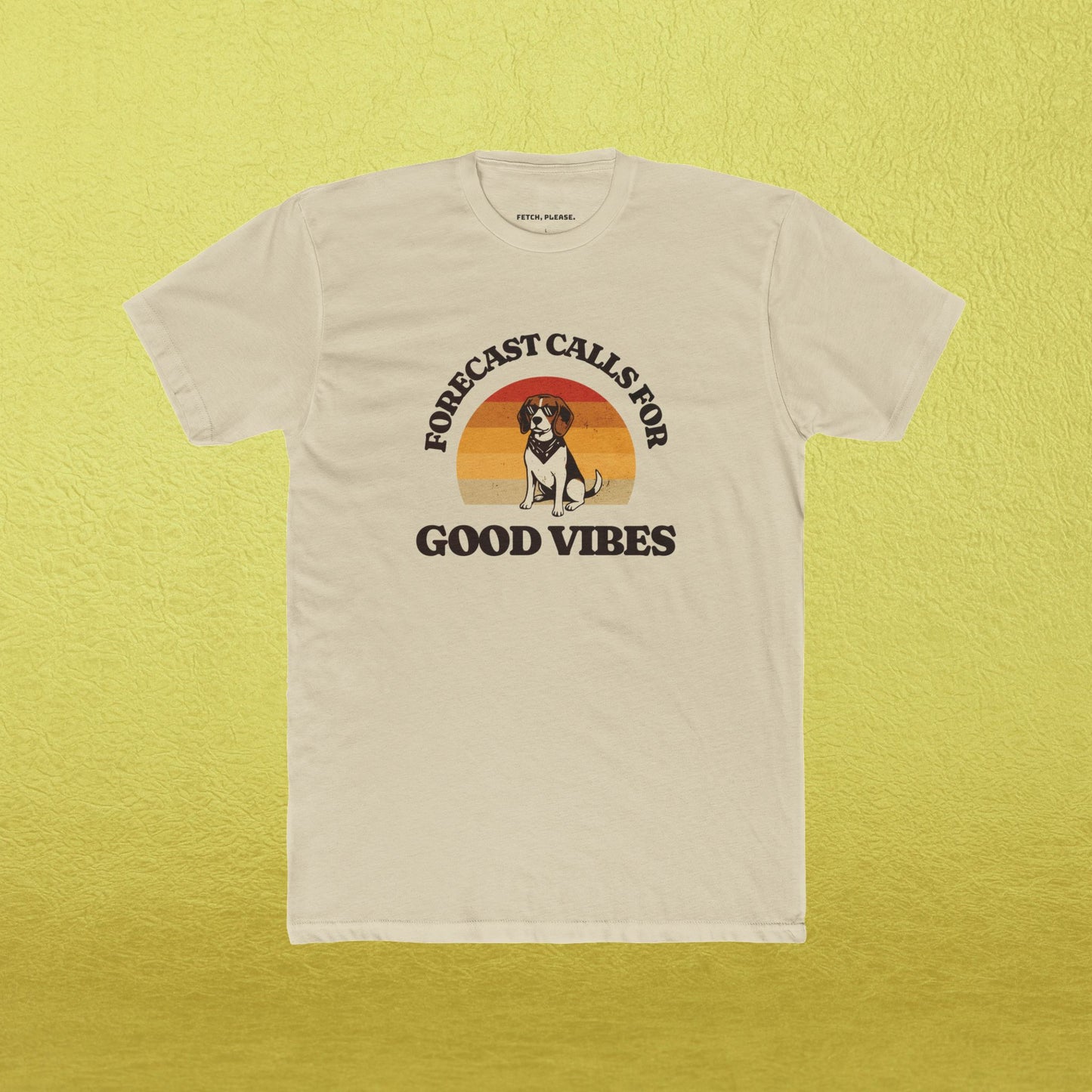 "Forecast Calls For Good Vibes" Retro T-Shirt