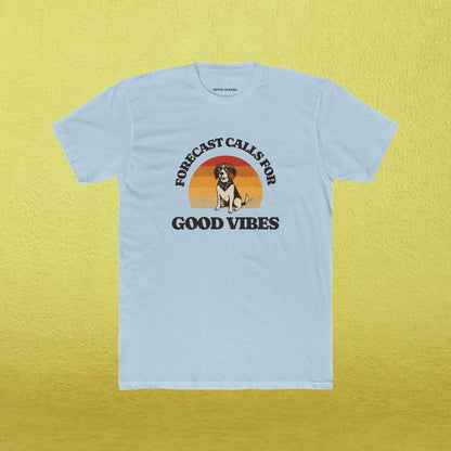 "Forecast Calls For Good Vibes" Retro T-Shirt