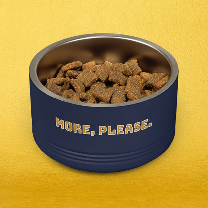 More, Please. Pet Food Bowl — 18oz Stainless Steel