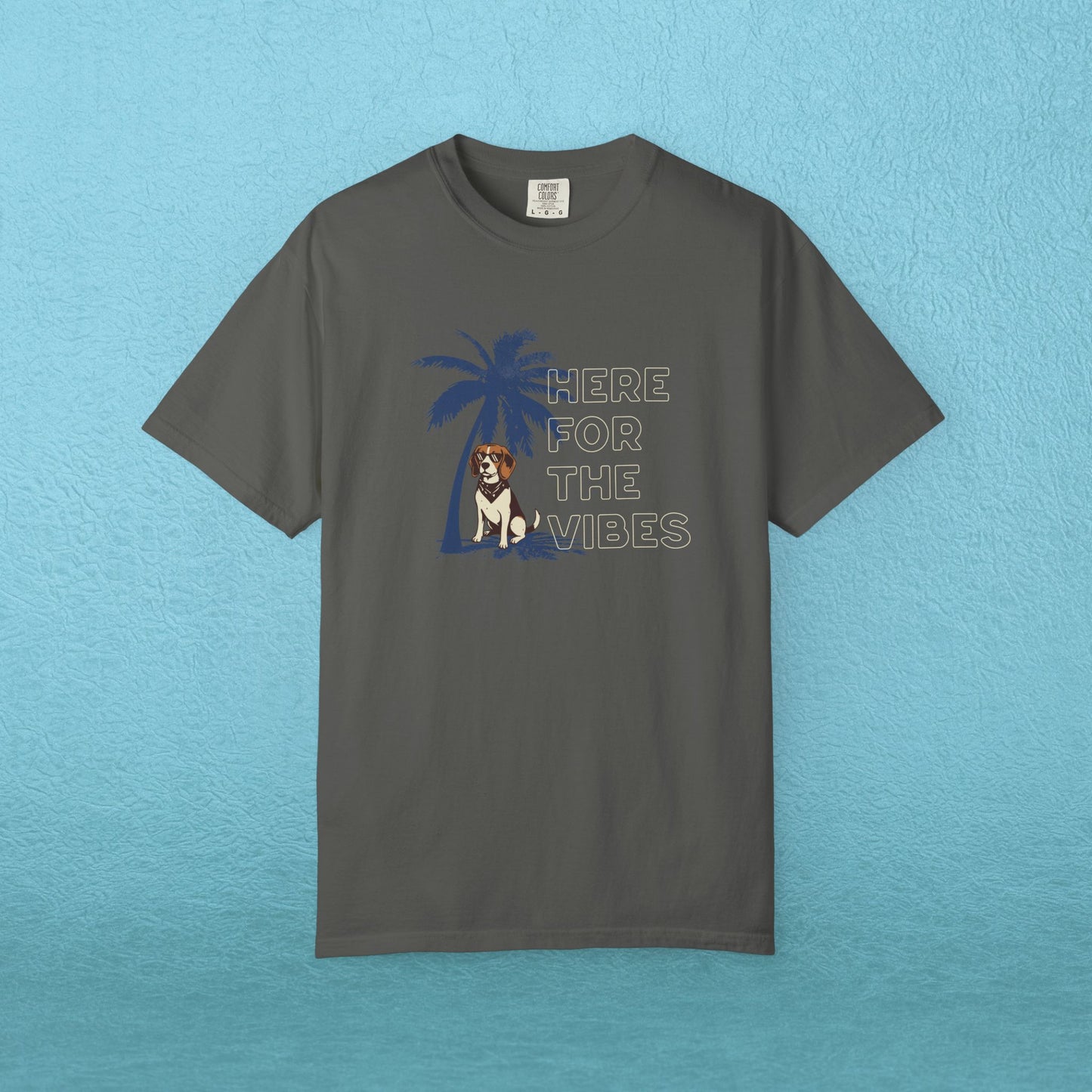 Here for the Vibes Palm Tree T-shirt