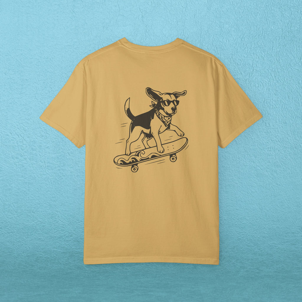Dog Park Board Club - Skateboarding Beagle T-shirt