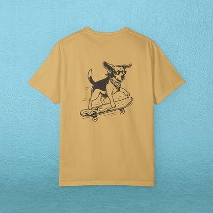 Dog Park Board Club - Skateboarding Beagle T-shirt