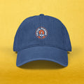 Embroidered Flower Denim Hat – Vintage Baseball Cap