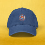 Embroidered Flower Denim Hat – Vintage Baseball Cap