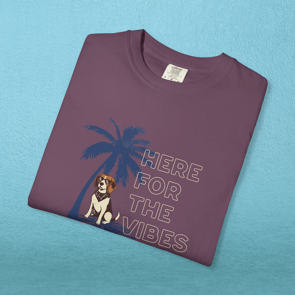 Here for the Vibes Palm Tree T-shirt