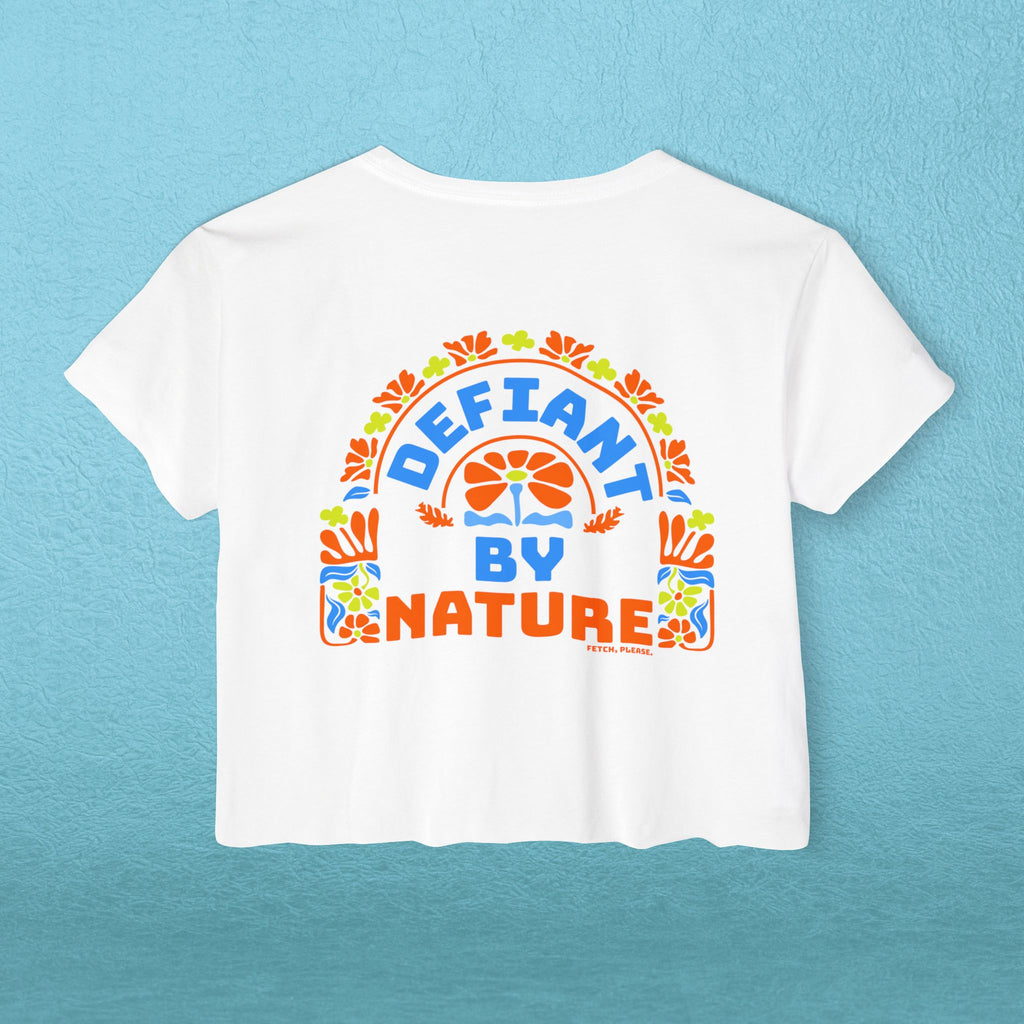 Floral Defiance | Festival Crop Top