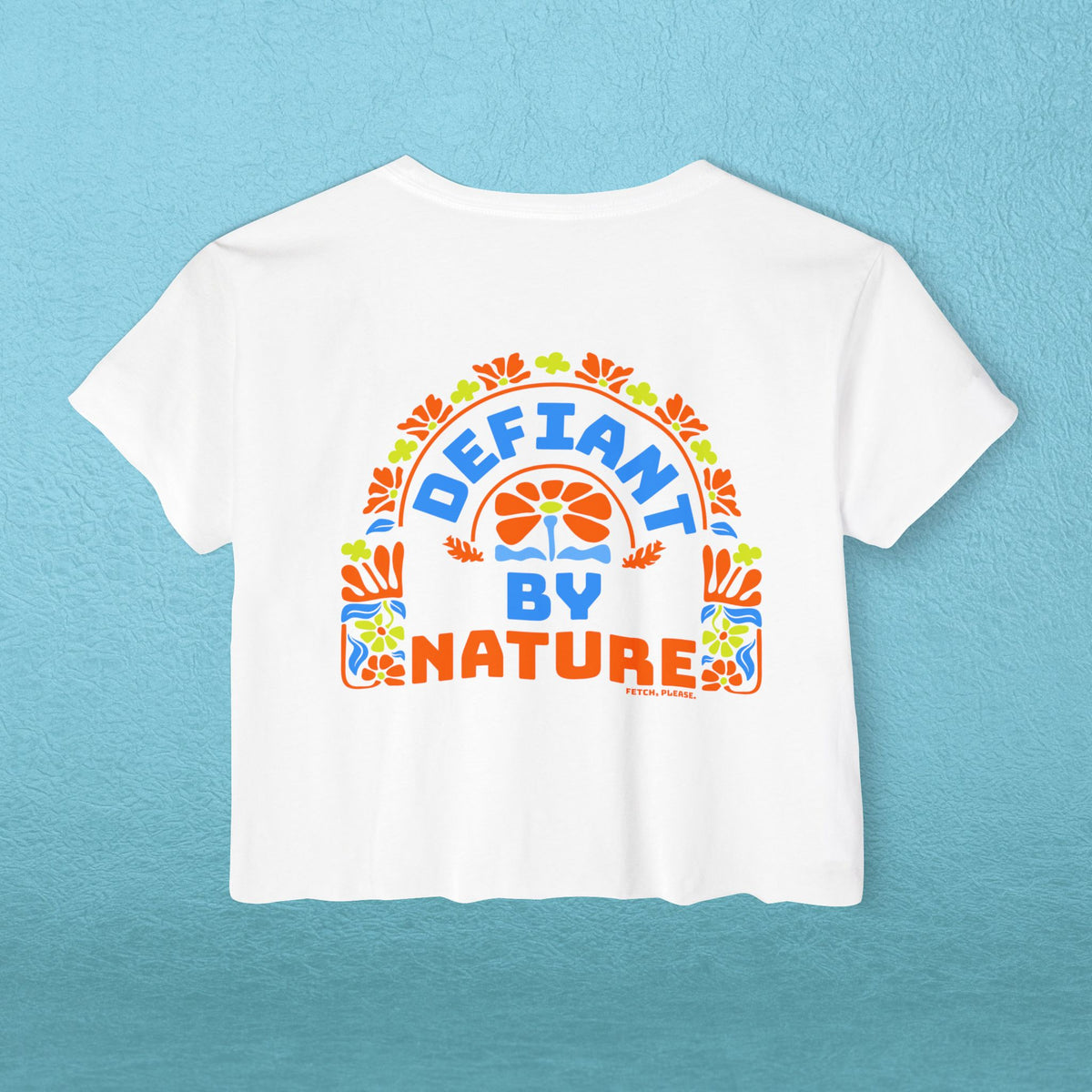 Floral Defiance | Festival Crop Top