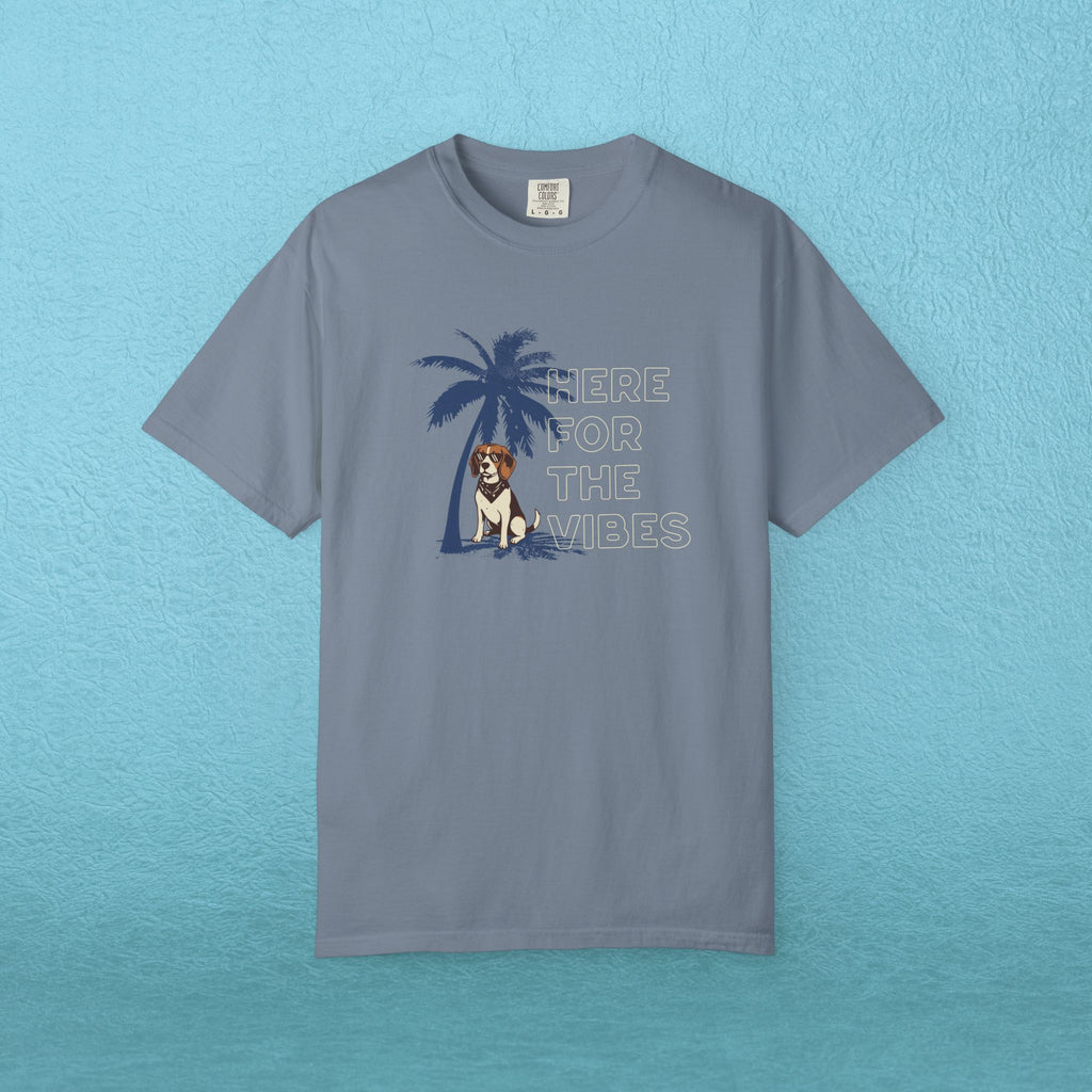 Here for the Vibes Palm Tree T-shirt