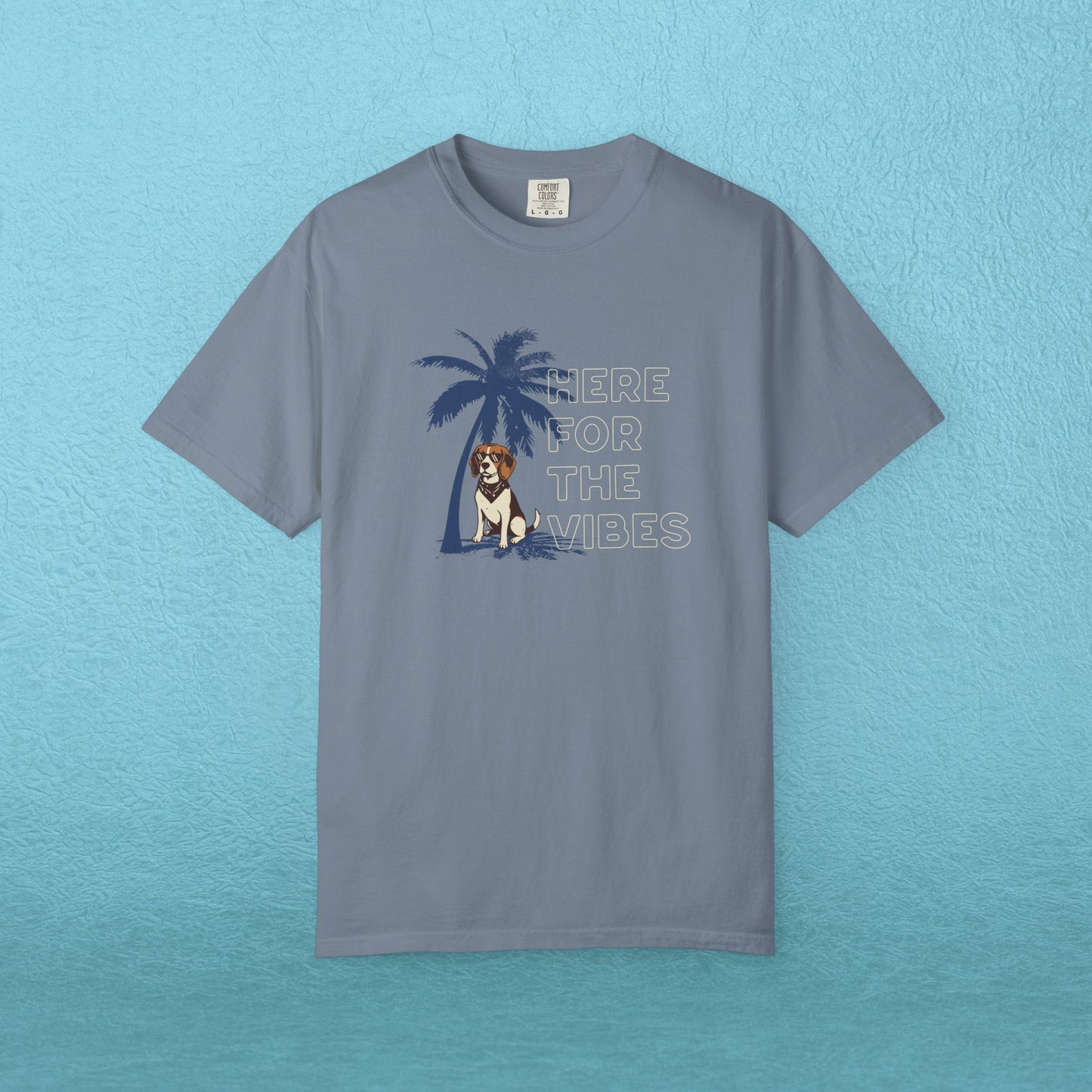 Here for the Vibes Palm Tree T-shirt
