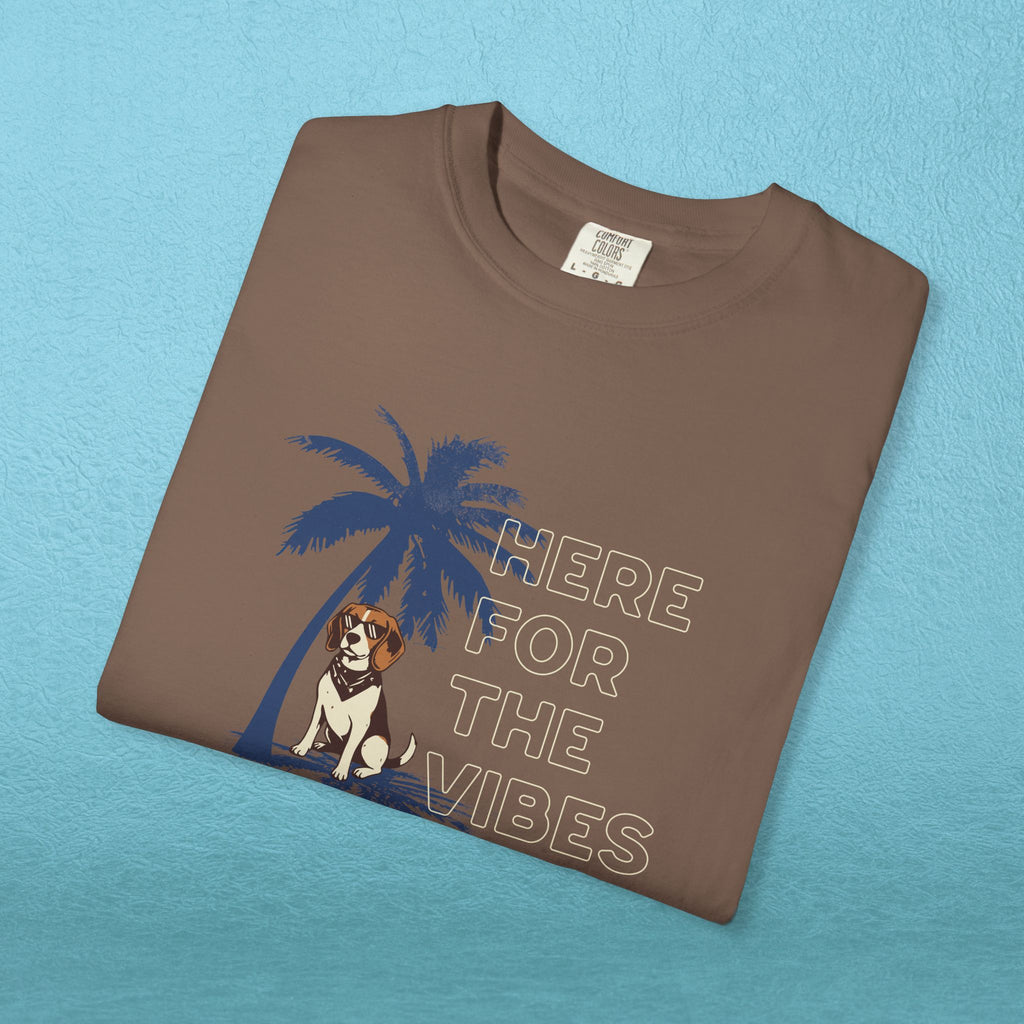 Here for the Vibes Palm Tree T-shirt