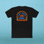 Let Your Soul Shine Tee – Retro Floral Positive Message T‑Shirt