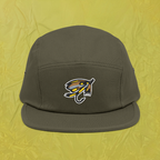 Embroidered Fishing Lure 5-Panel Cap