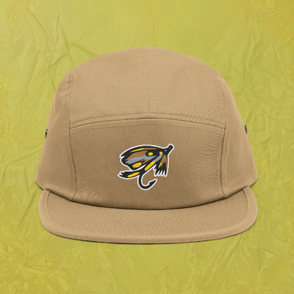 Embroidered Fishing Lure 5-Panel Cap