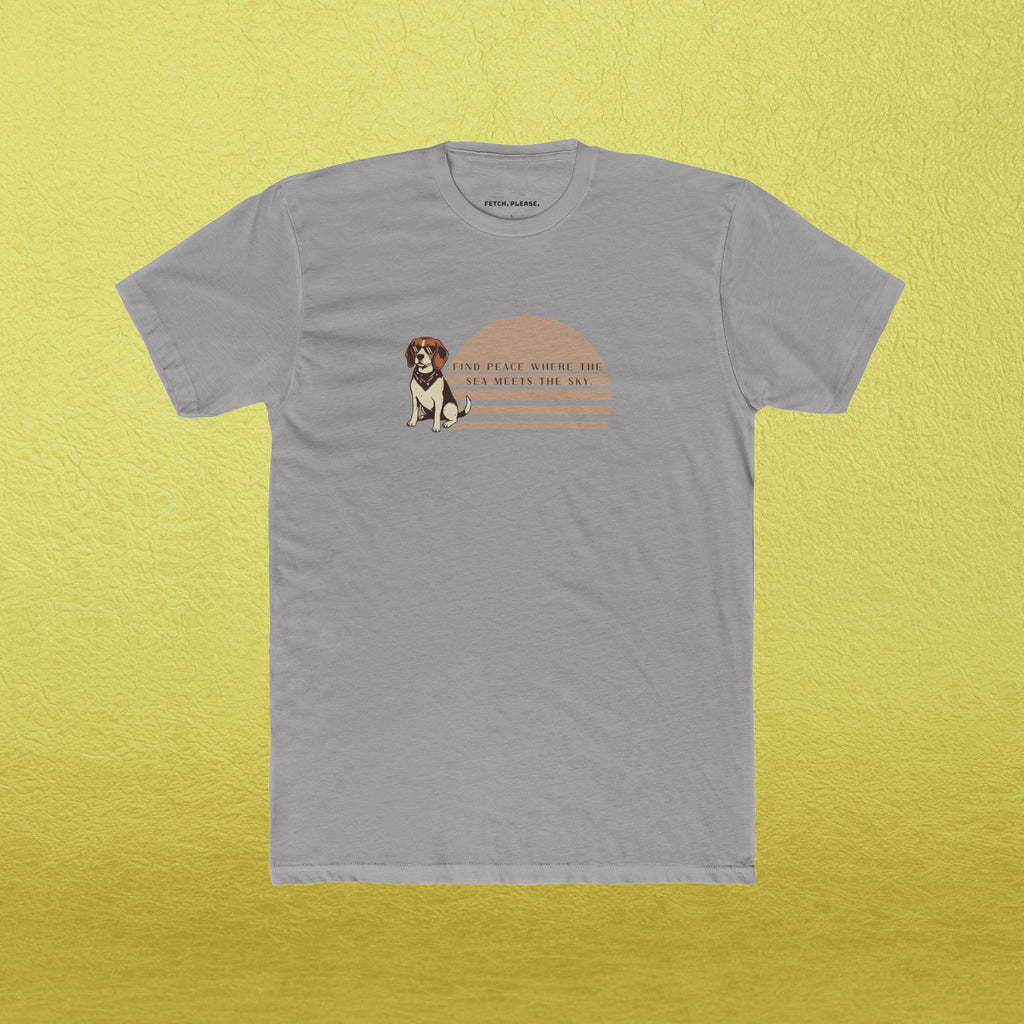 Find Peace Where the Sea Meets the Sky T-shirt