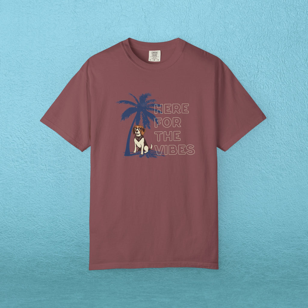 Here for the Vibes Palm Tree T-shirt