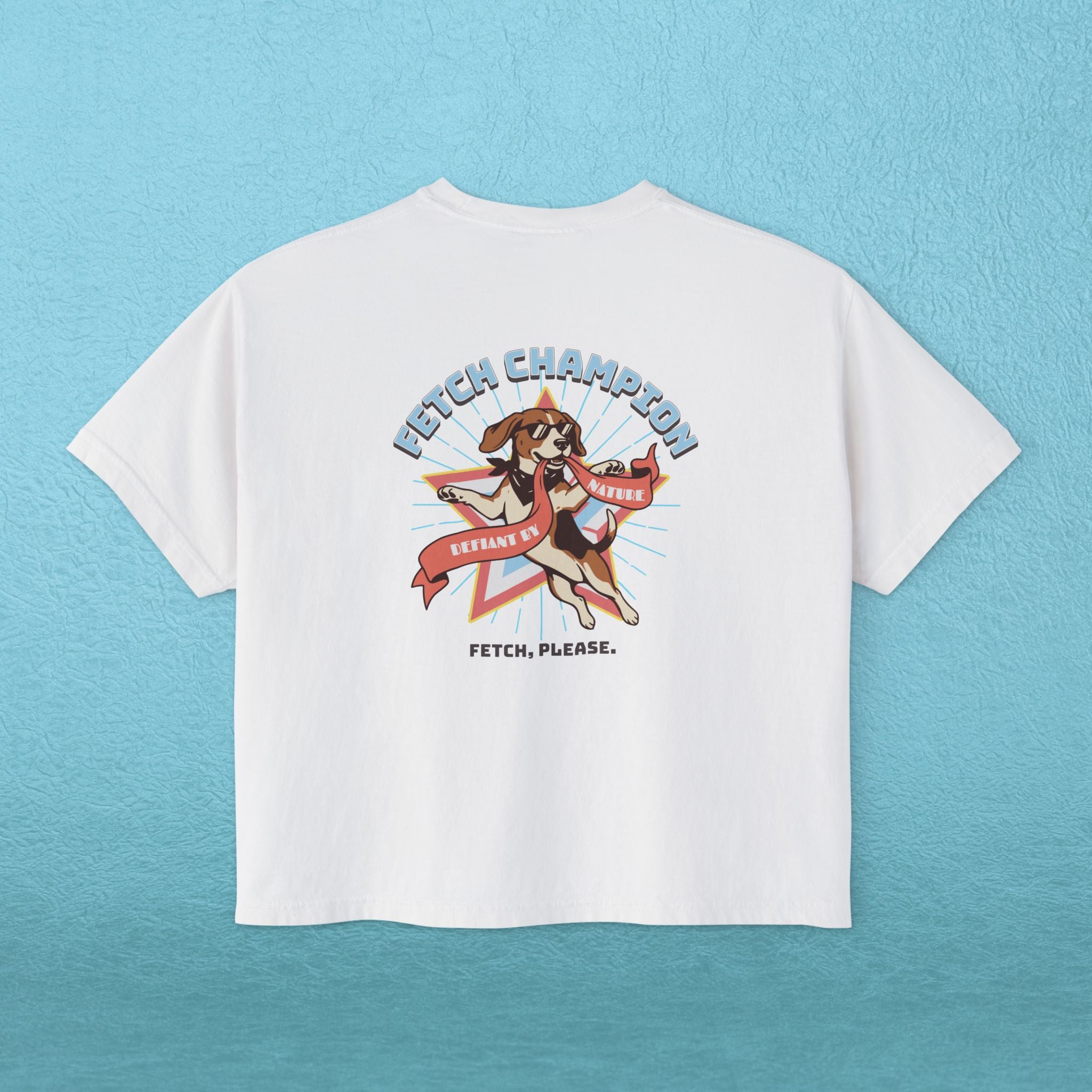 Dog Mom Boxy Graphic T‑Shirt - Fetch Champion
