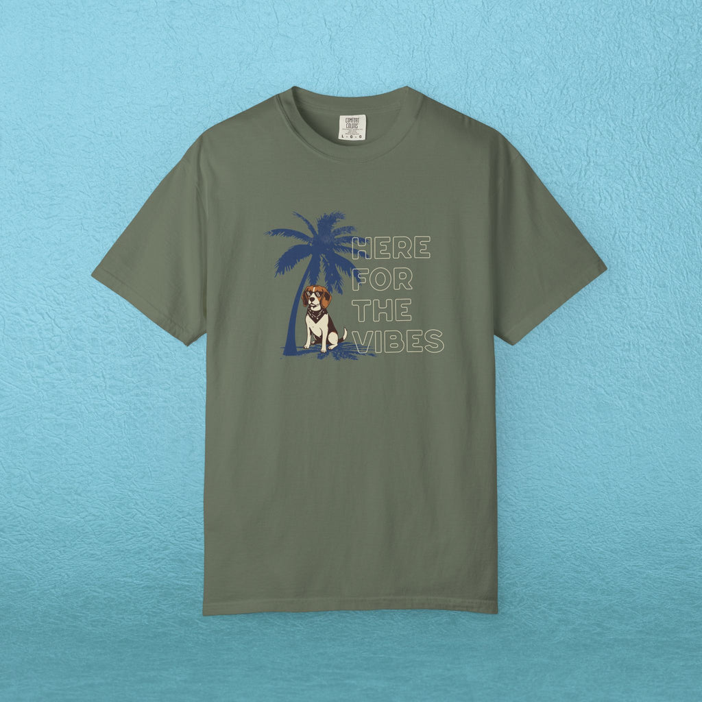Here for the Vibes Palm Tree T-shirt