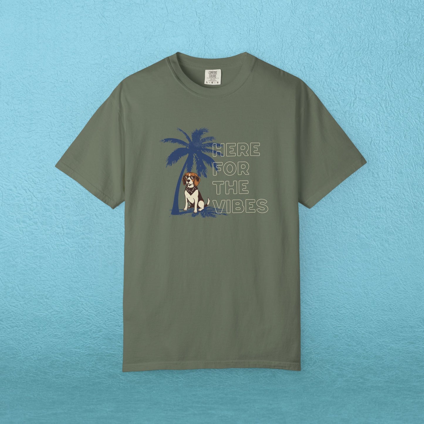 Here for the Vibes Palm Tree T-shirt