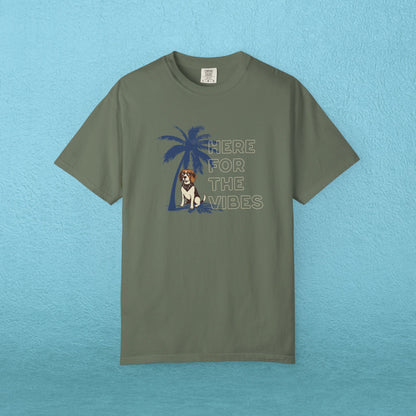 Here for the Vibes Palm Tree T-shirt