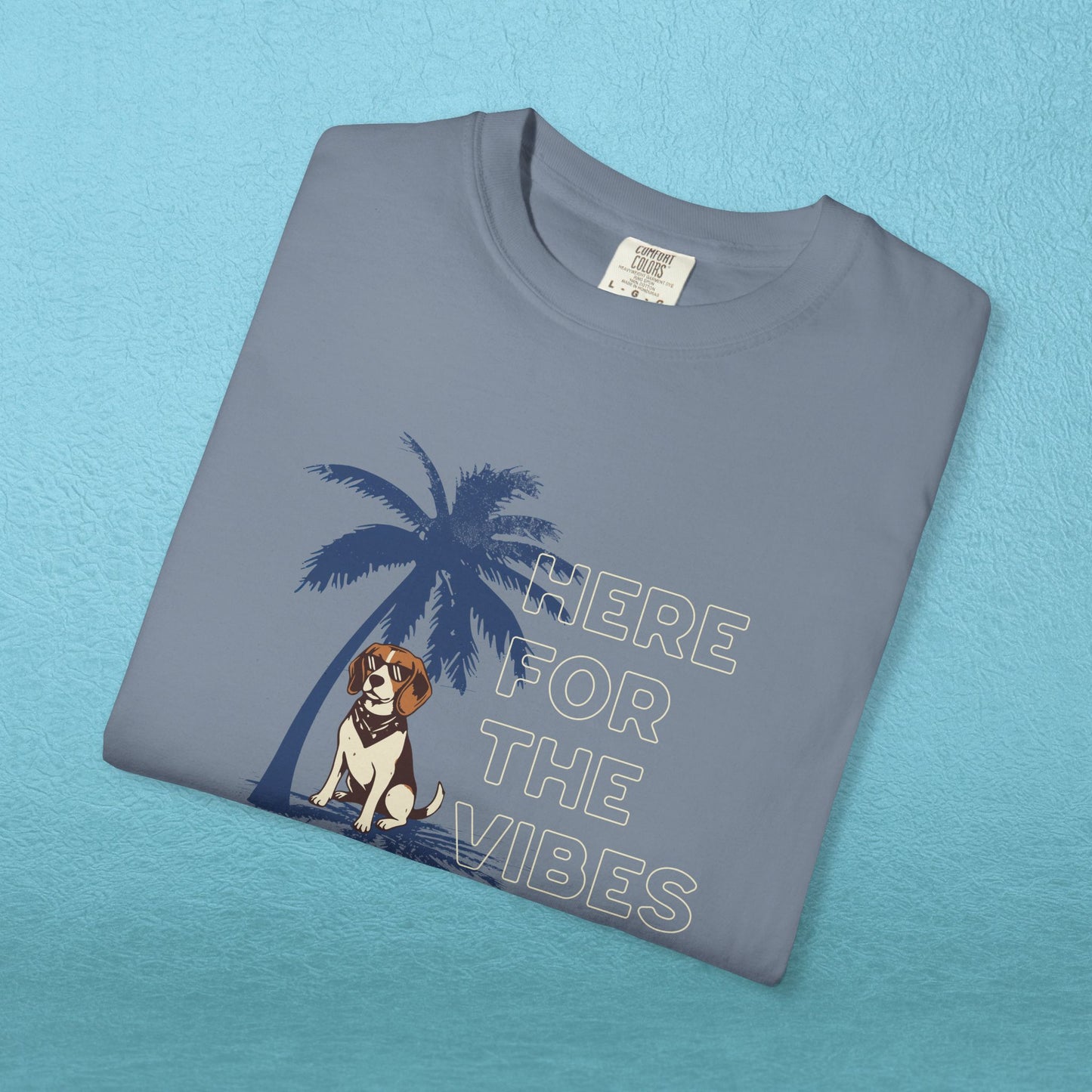 Here for the Vibes Palm Tree T-shirt