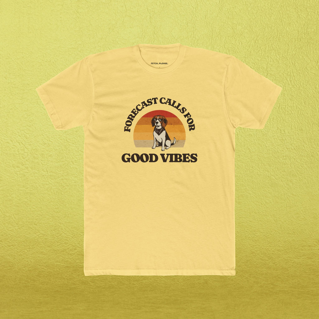 "Forecast Calls For Good Vibes" Retro T-Shirt
