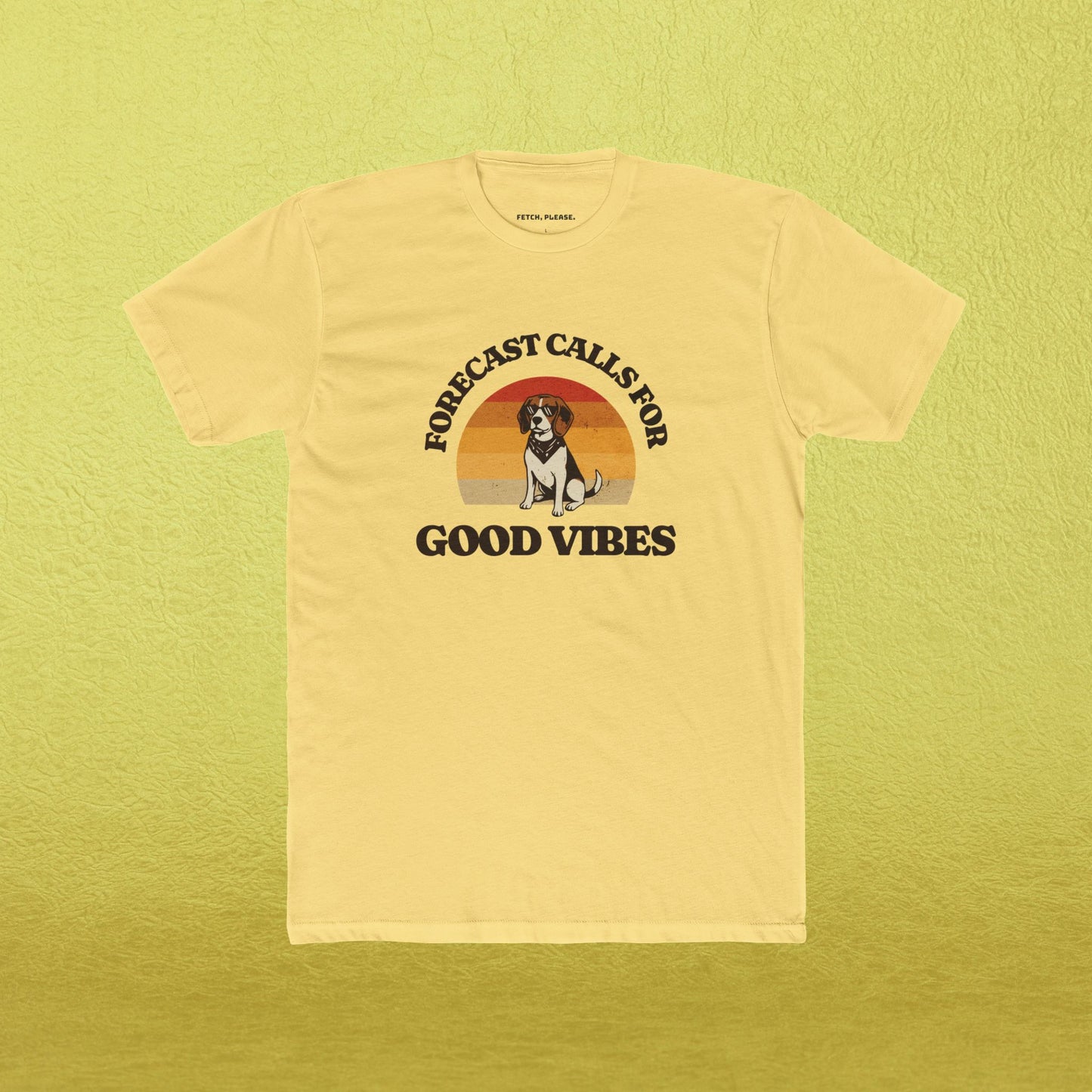 "Forecast Calls For Good Vibes" Retro T-Shirt
