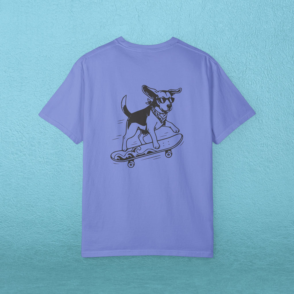Dog Park Board Club - Skateboarding Beagle T-shirt