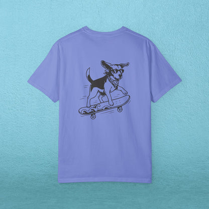 Dog Park Board Club - Skateboarding Beagle T-shirt