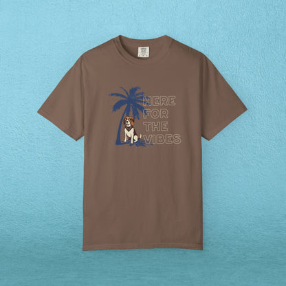 Here for the Vibes Palm Tree T-shirt