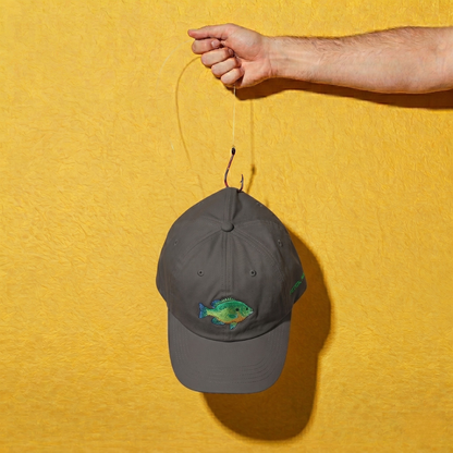 Embroidered Fish Dad Cap
