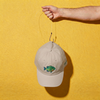 Embroidered Fish Dad Cap