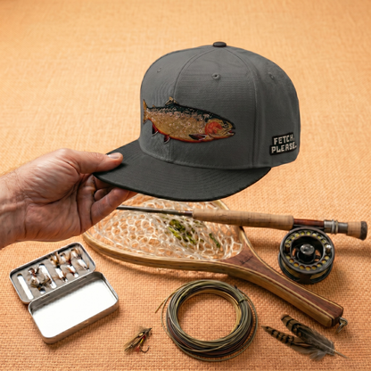 Brook Trout Snapback Hat