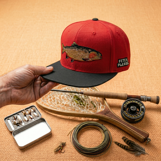 Brook Trout Snapback Hat