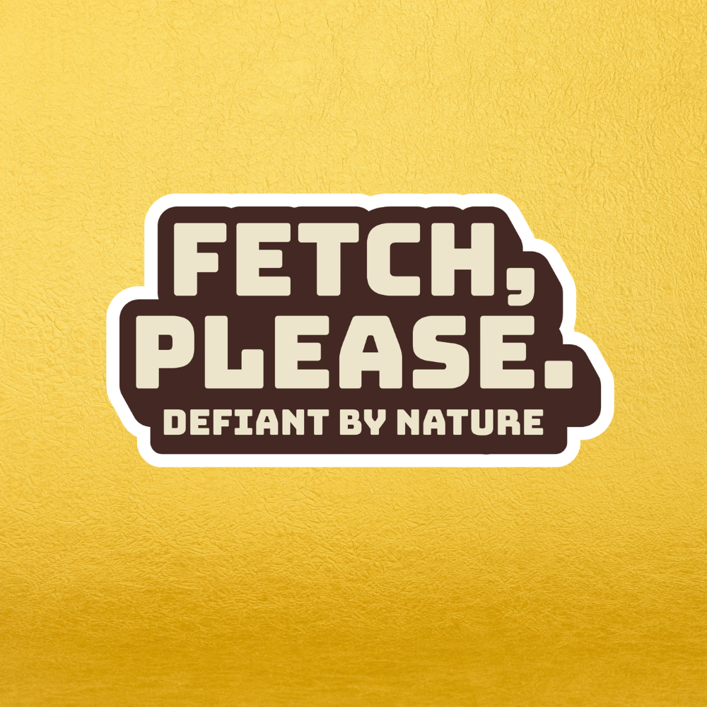 Fetch, Please. Sticker